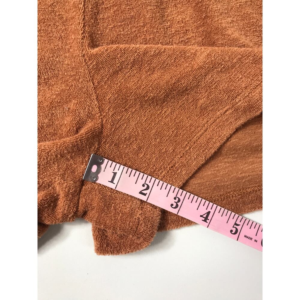 Marine Layer Set Women's Terry Out Resort Top Shorts Brown Casual Relaxed Vaca - Picture 16 of 16